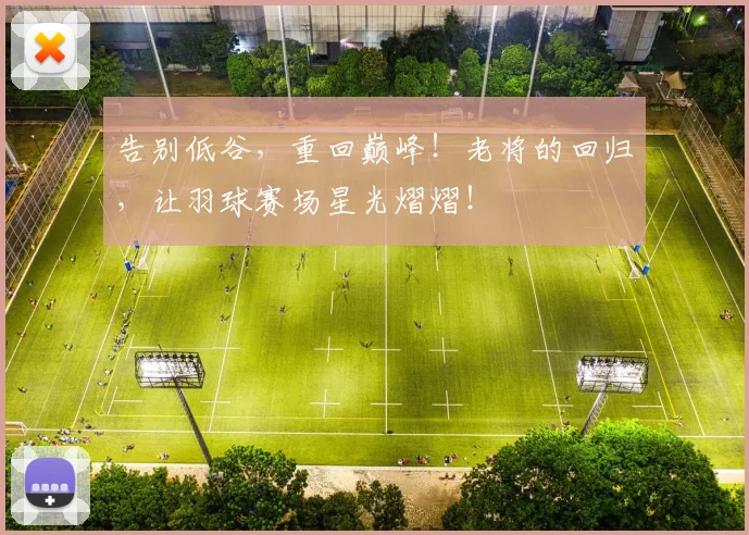 告别低谷，重回巅峰！老将的回归，让羽球赛场星光熠熠！